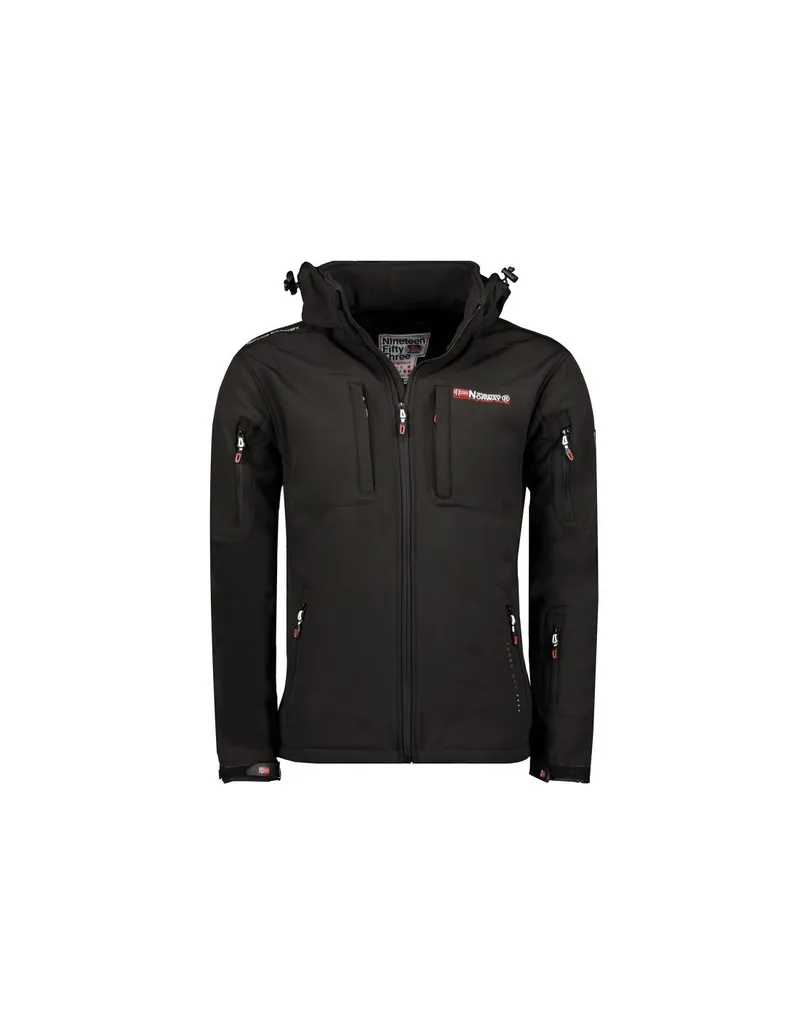 Geographical Norway Softshell Tunar DB 009 M WY9169HGNBlack jacket