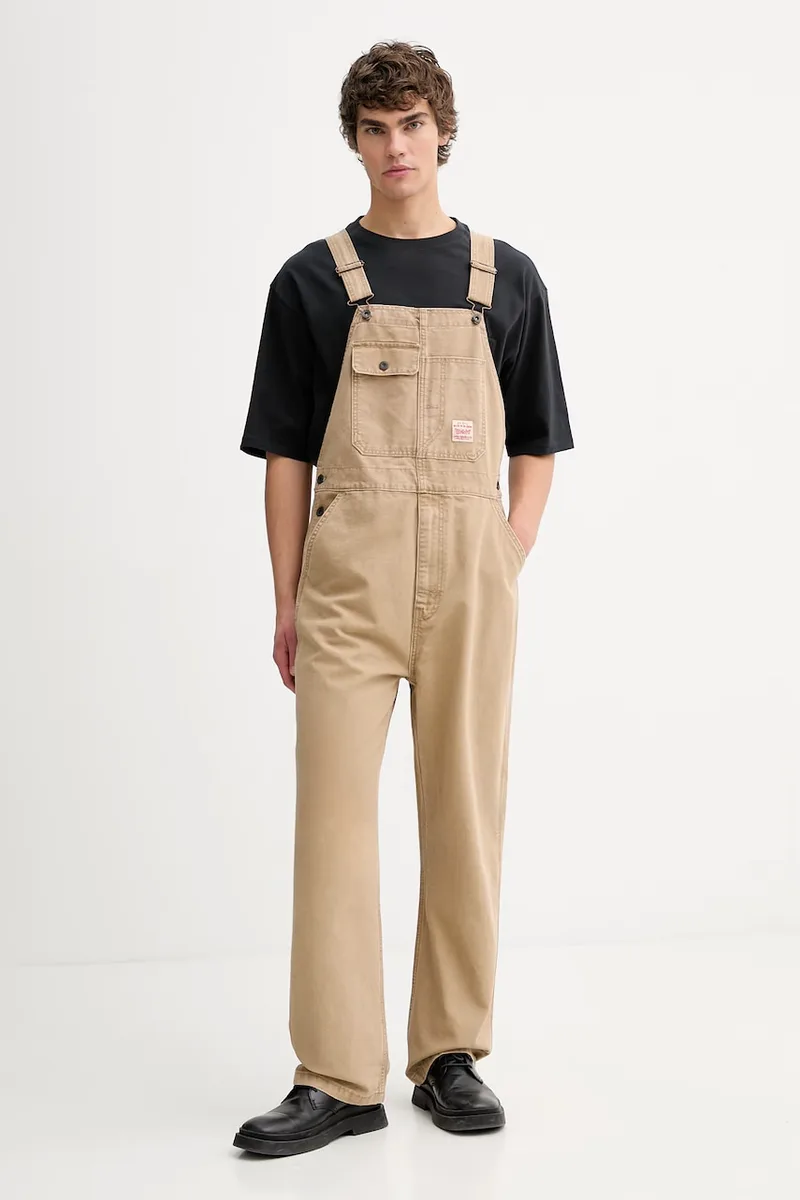 Τζιν σαλοπέτα Levi's LOOSE OVERALLS x WORKWEAR