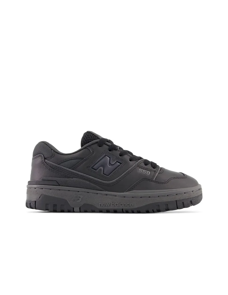 New Balance 550 Triple Black GS GSB550BB MBS