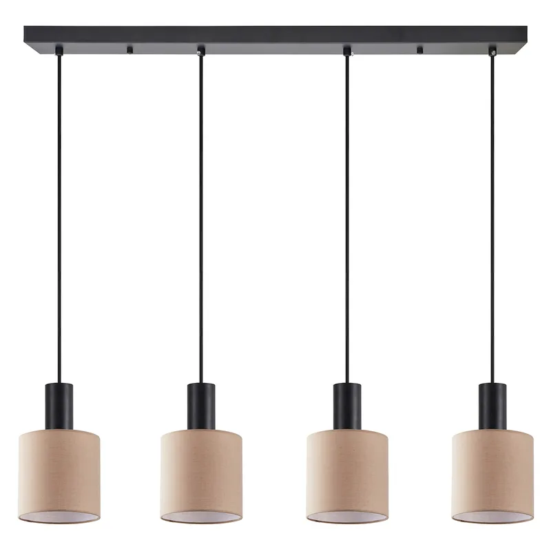 Φωτιστικό Οροφής Πολύφωτο Homelighting 77-8525 Black/Brown