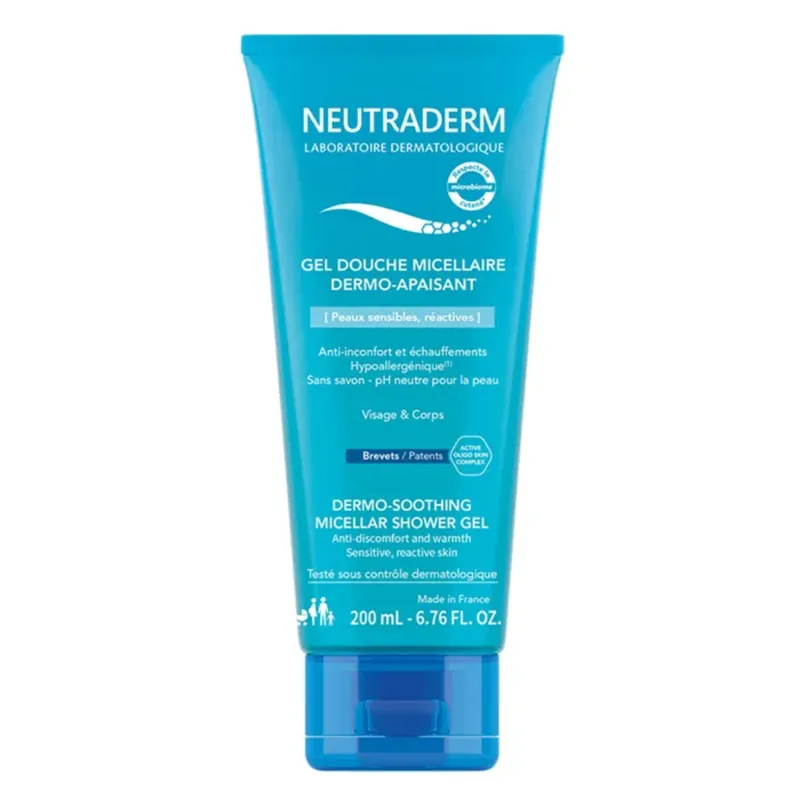 Neutraderm Dermo-Soothing Micellar Shower Gel for Sensitive Skin 200ml