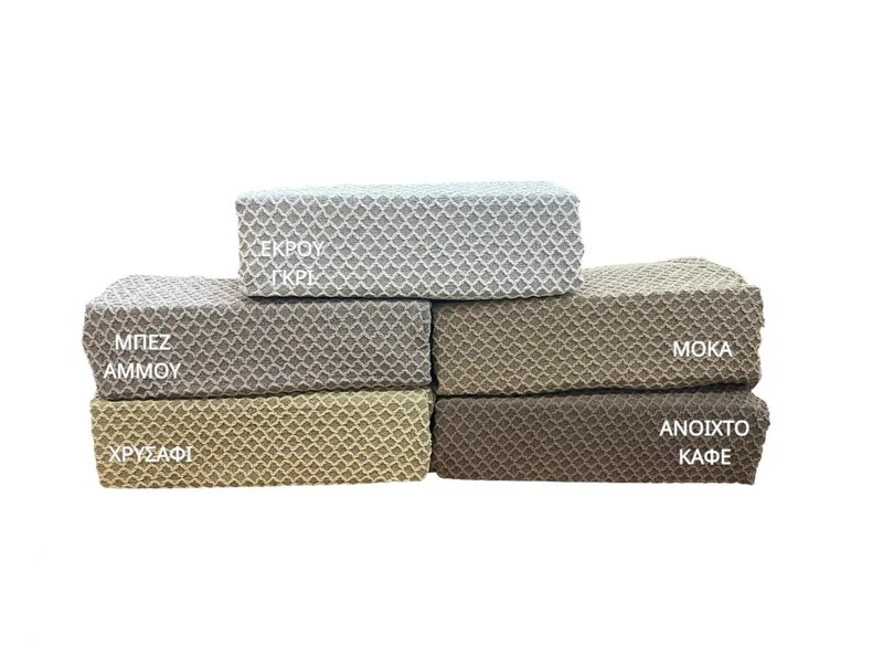 ΣΕΤ 3ΤΜ. ΚΑΛΥΜΜΑ ΕΛΑΣΤΙΚΟ ΖΑΚΑΡ WAFLE ΕΚΡΟΥ ΓΚΡΙ LINEAHOME