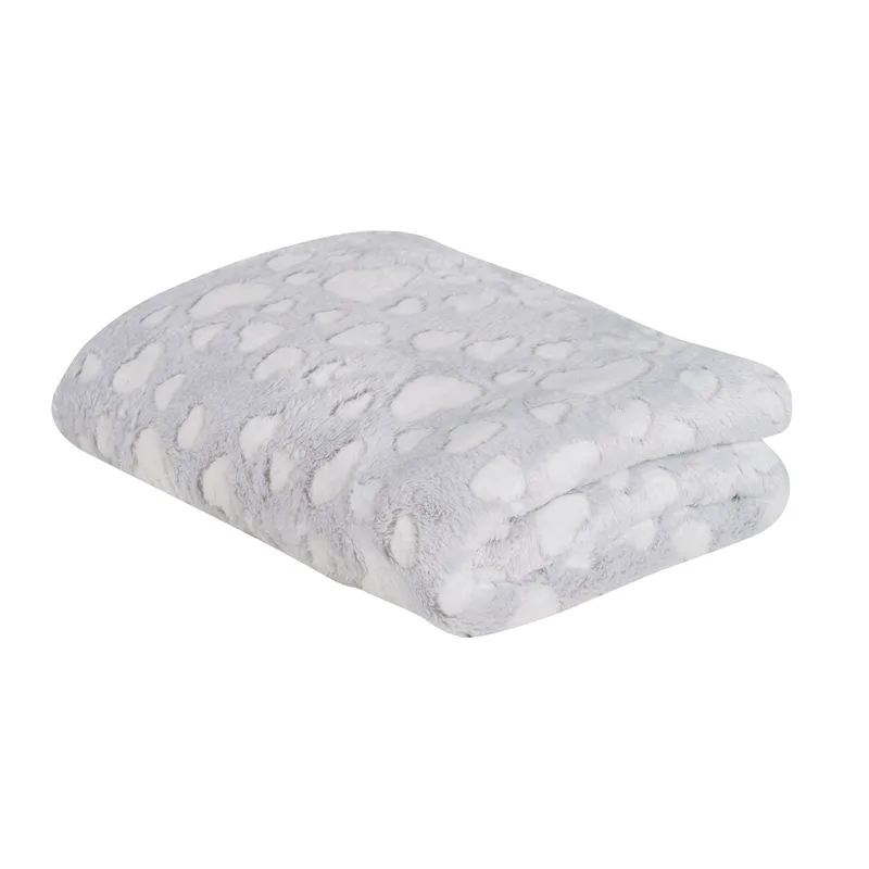 Κουβέρτα Fleece Αγκαλιάς Das Home 4909 Light Grey 75x100