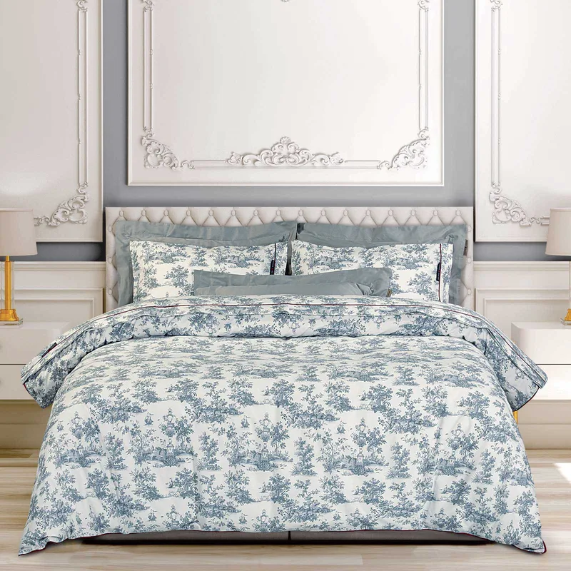 Σετ Παπλωματοθήκη Υπέρδιπλη 3 Τεμαχίων Greenwich Polo Club 2362 Grey 220x240