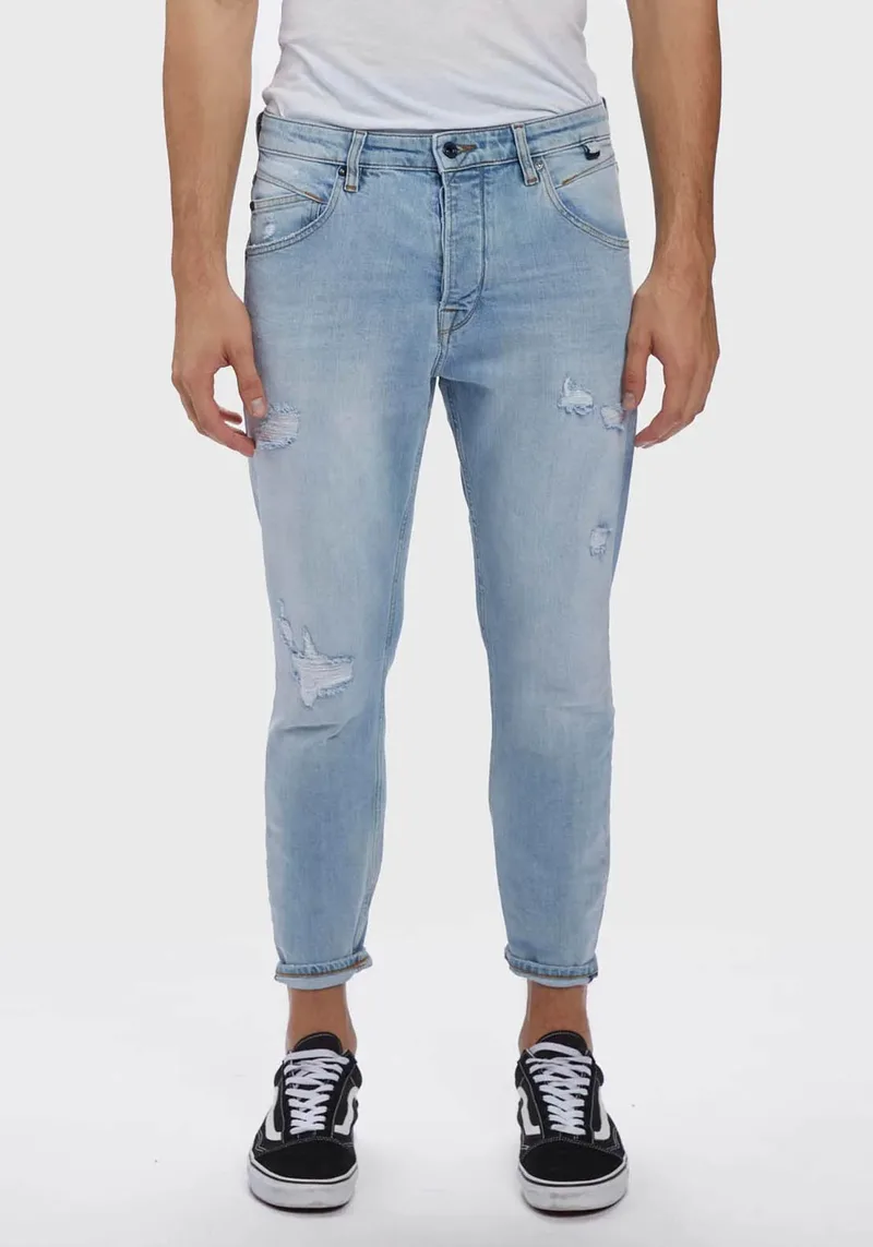 GABBA Jean Παντελόνι της σειράς Alex K4441 - 10423 Lt. Blue Denim