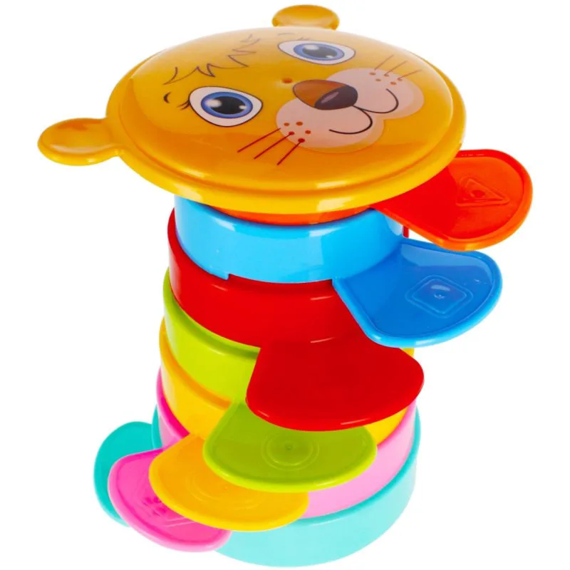 Bam-Bam Stacking Cups παζλ δραστηριοτήτων 6m+ Tiger 7 τμχ