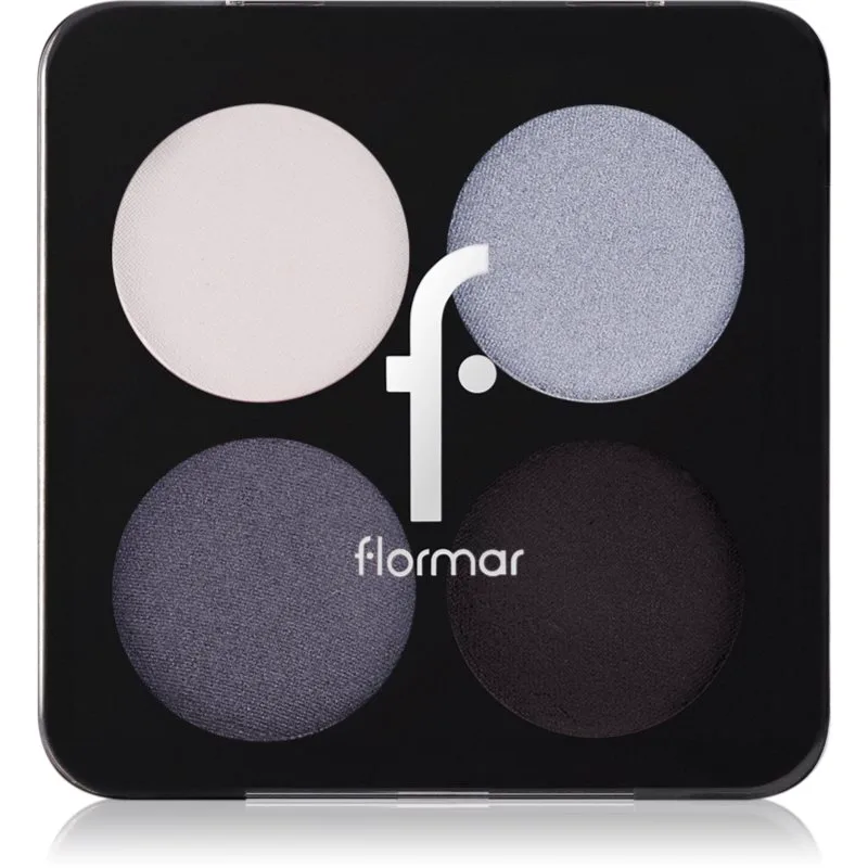 flormar Color Eyeshadow Palette Παλέτα σκιών για τα μάτια απόχρωση 002 Black Dust 6 γρ