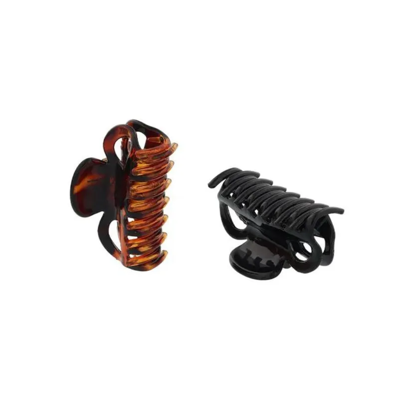 Estipharm Small Scaled and Black Hair Clip x2