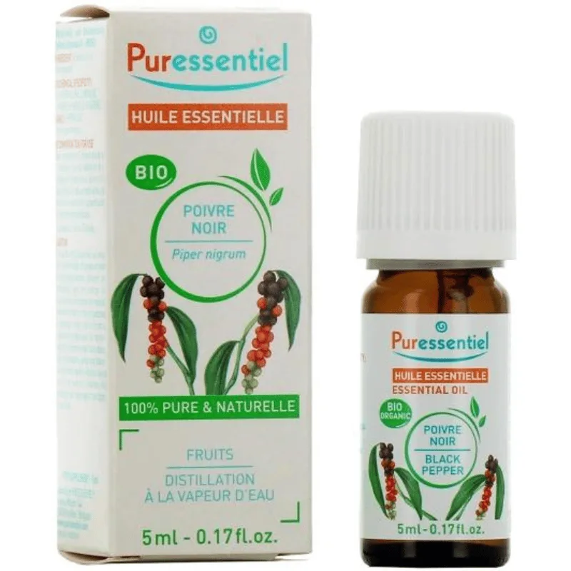 Puressentiel OEBBD Organic Black Pepper Essential Oil 5ML