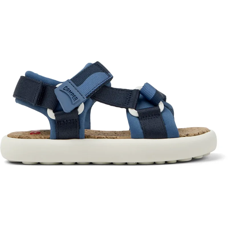 CAMPER Pelotas Flota - Πέδιλα Για Παιδιά - Μπλε,Λευκό, Μέγεθος 34, Cotton fabric