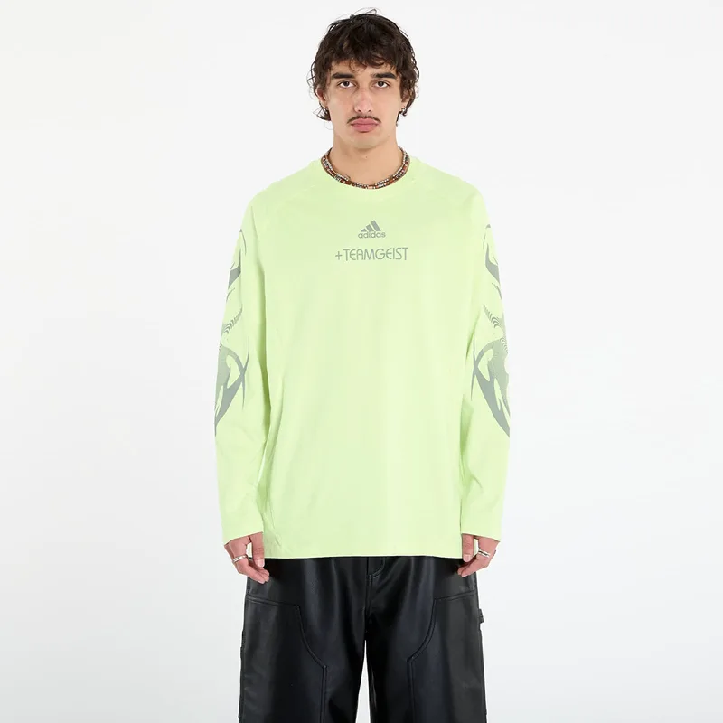 T-shirt adidas Adilenium Season 4 Teamgeist Graphic Long Sleeve T-Shirt Almost Lime L