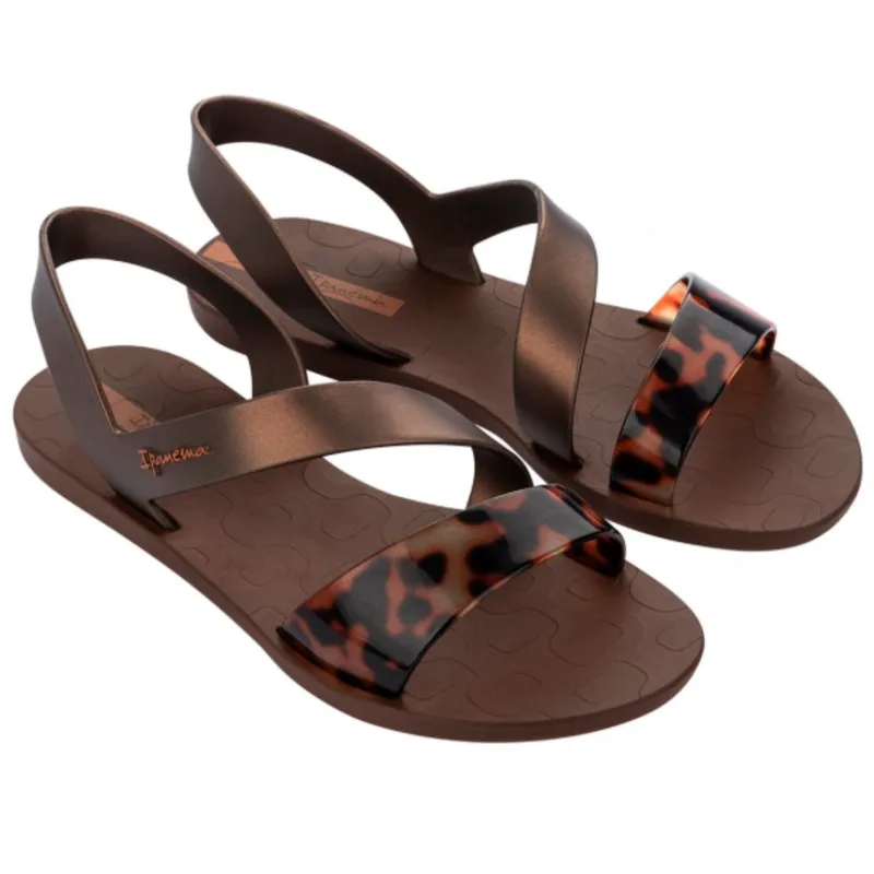 Ipanema | Vibe Sandal Fem | 780-25342 | Brown/Turtle/Orange | (82429-BD418)
