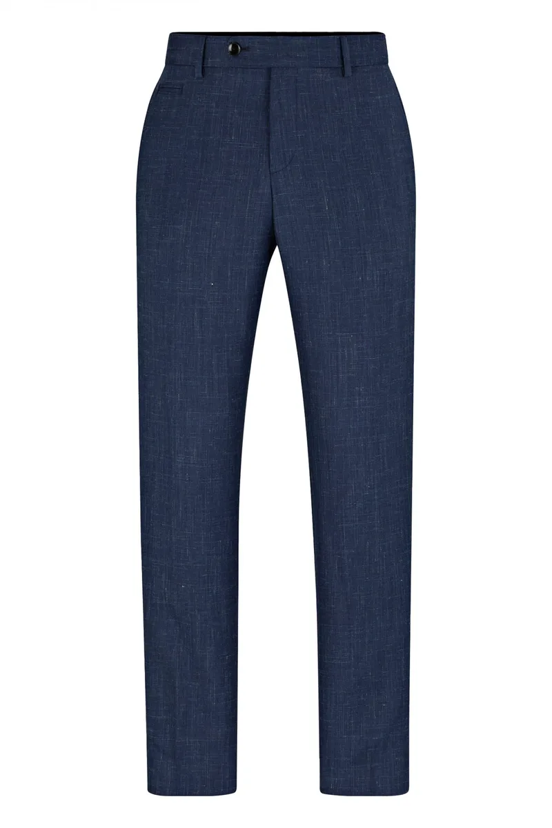 BOSS ΠΑΝΤΕΛΟΝΙ CHINO ΜΙΚΡΟΣΧΕΔΙΟ SLIM FIT H-GENIUS-243 ΜΠΛΕ