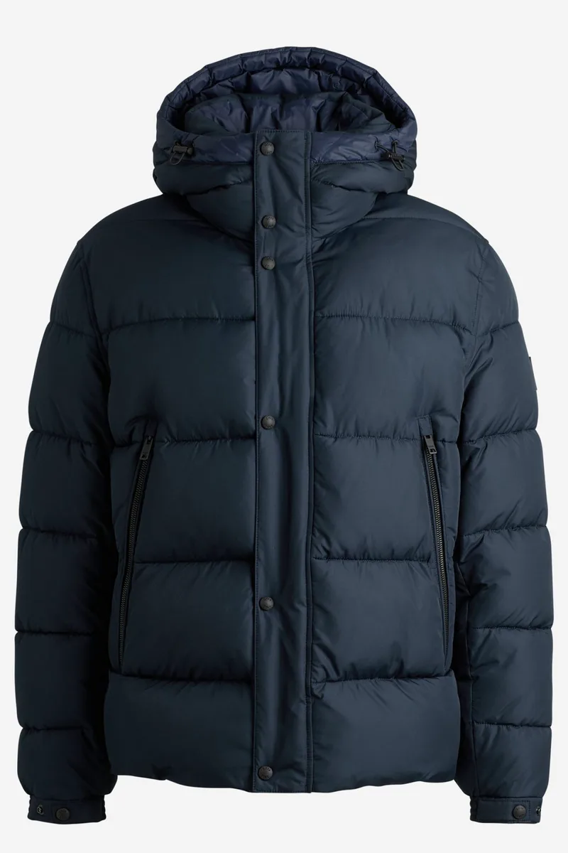 BOSS CASUAL ΜΠΟΥΦΑΝ PUFFER ΚΟΥΚΟΥΛΑ OMARIS ΜΠΛΕ