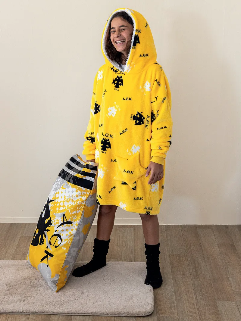 Κουβέρτα Fleece Με Sherpa Palamaiki COSITOS AEK 3-6