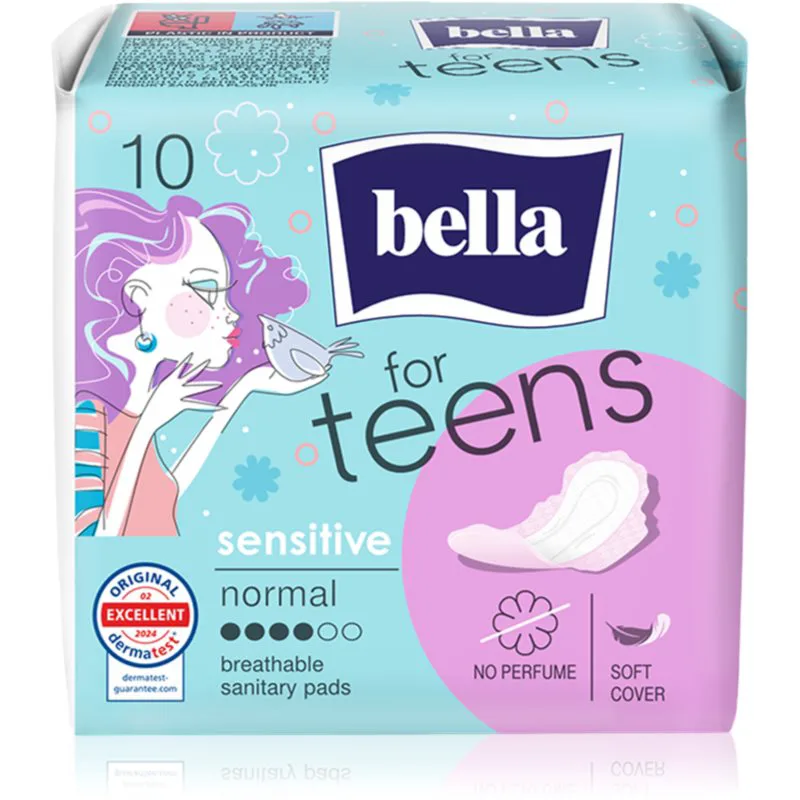 BELLA For Teens Ultra Sensitive σερβιέτες για κορίτσια 10 τμχ