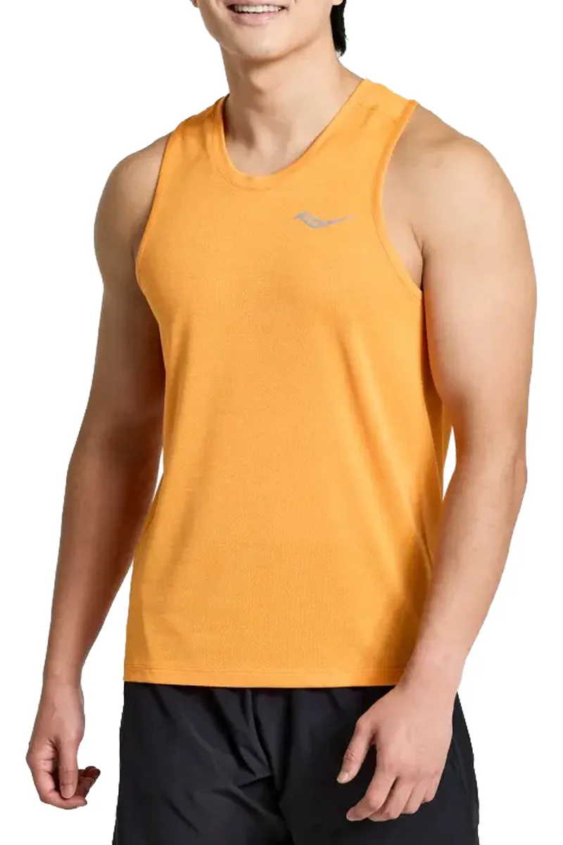 Μπλούζα Αμάνικη Saucony Stopwatch Singlet SAM800277-MAH Ανδρικό