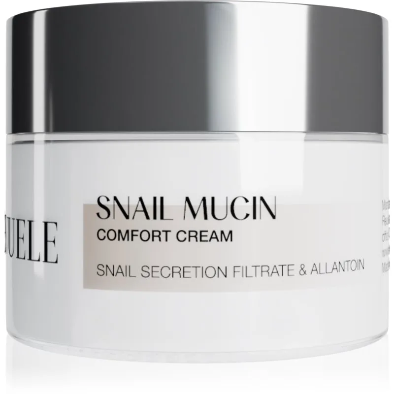 Revuele Snail Mucin Comfort Cream ελαφριά ενυδατική κρέμα για να καταπραύνει την επιδερμίδα πρόσωπου 50 ml