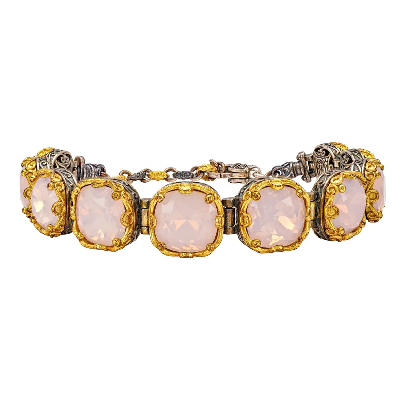 DIMITRIOS Γυναικείο Βραχιόλι Με Πέτρες Swarovski Από Ασήμι B290-R