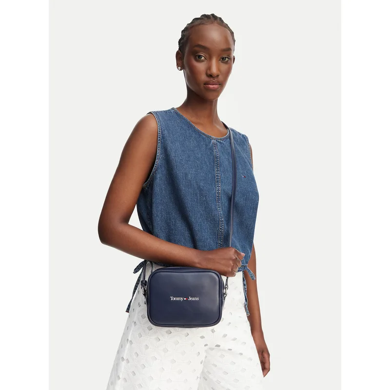 Τσάντα Tommy Jeans Camera Bag AW0AW15029 Σκούρο μπλε