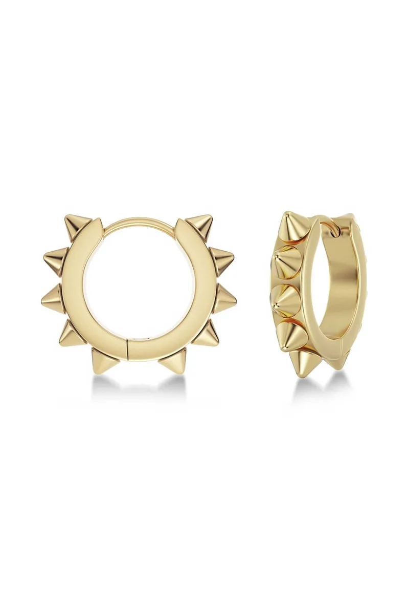 EDBLAD γυναικεία σκουλαρίκια "Peak Hoops Icon Χρυσό" (L) - 127221