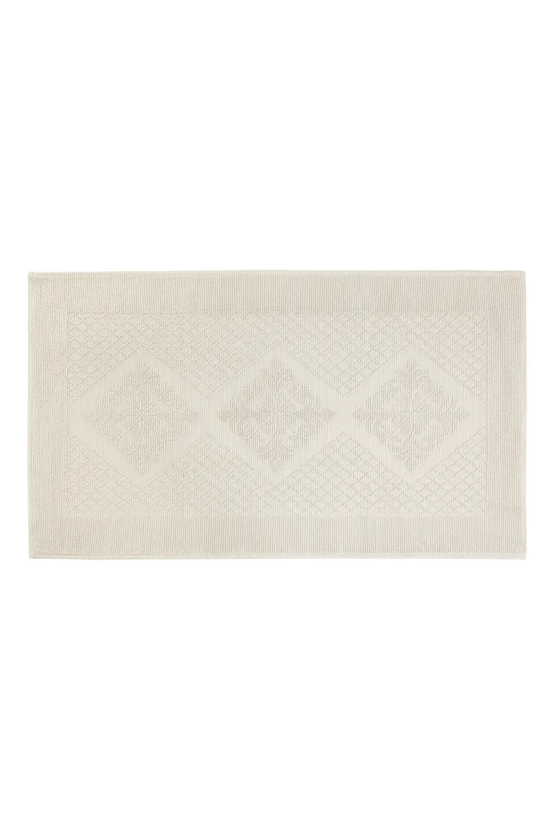 Coincasa χαλάκι μπάνιου με γεωμετρικό σχέδιο 70 x 120 cm - 006679725 Γκρι