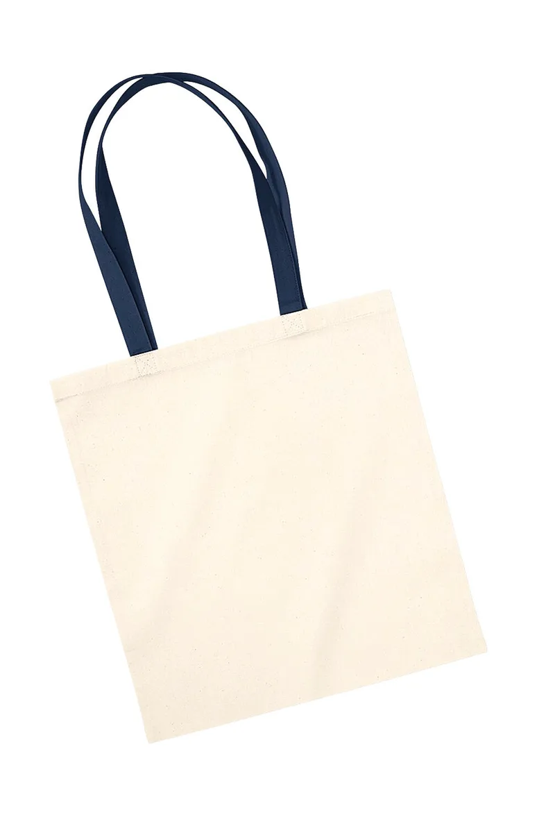 Organic Tote Τσάντα EarthAware™ Westford Mill W801C Natural/French Navy