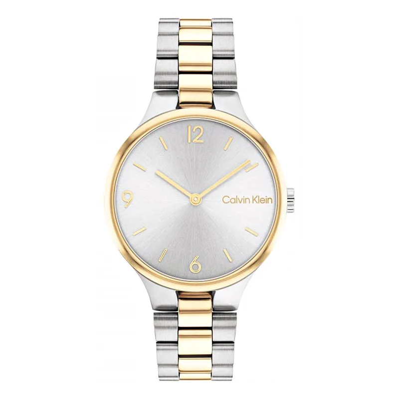 CALVIN KLEIN Linked Two Tone Χρυσό Steel Bracelet 25200132