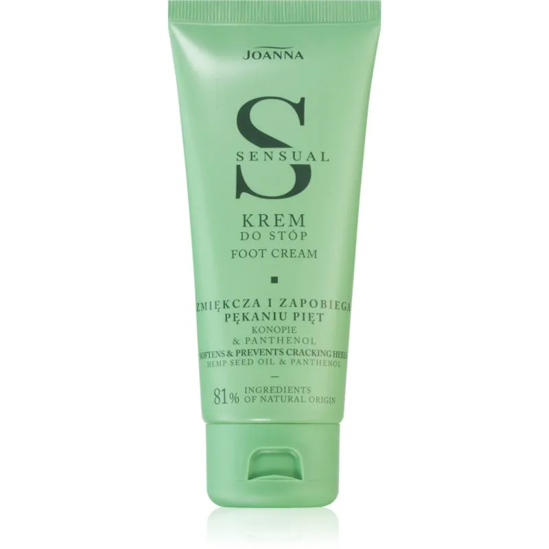 Joanna Sensual απαλυντική κρέμα για τα πόδια Seed Oil & Panthenol 100 γρ