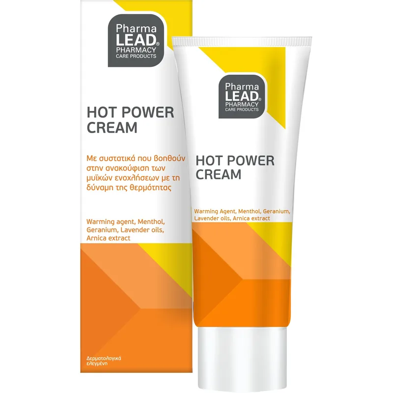 Pharmalead Hot Power Cream Θερμαντική Κρέμα με Μενθόλη, Covafresh & Φυτικό Εκχύλισμα Arnica 100ml