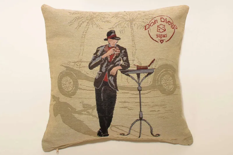 Μαξιλαροθήκη Διακόσμησης Silk Fashion Don Diego 45x45