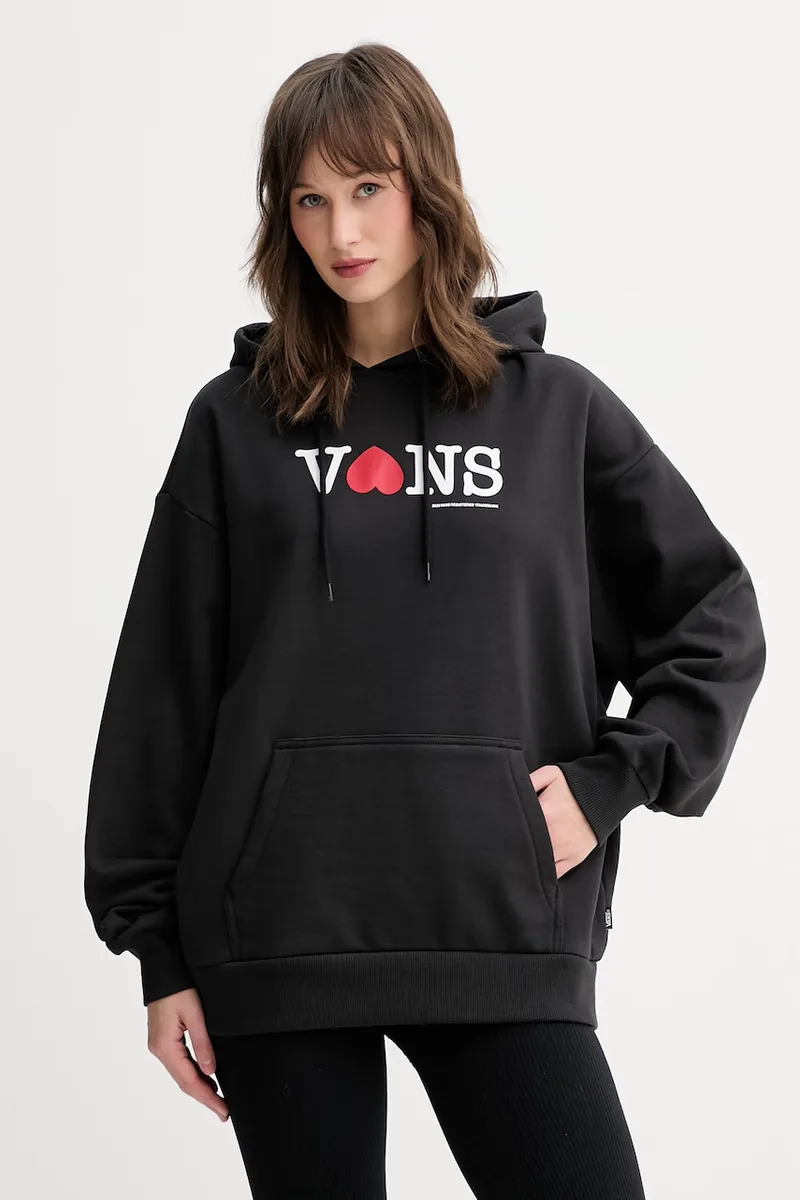 Vans Μπλούζα με κουκούλα γυναικεία βαμβακερή