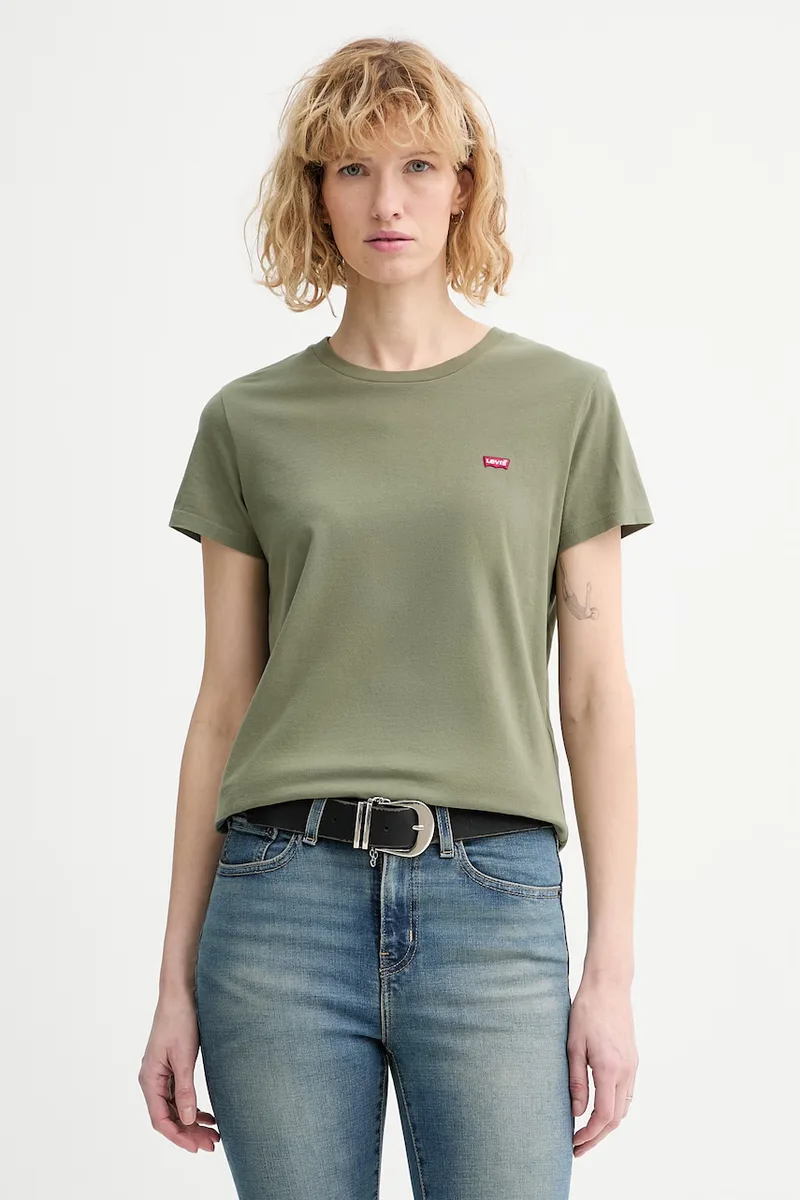 Βαμβακερό μπλουζάκι Levi's PERFECT