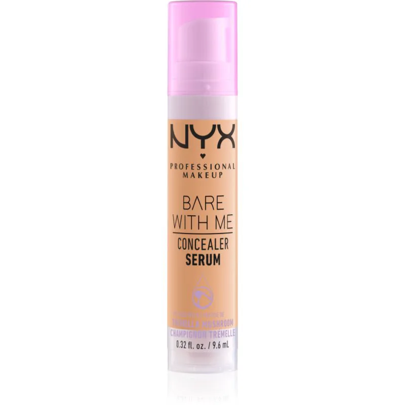 NYX Professional Makeup Bare With Me Concealer Serum ενυδατικός διορθωτής 2 σε 1 απόχρωση 5.5 Medium Golden 9,6 ml