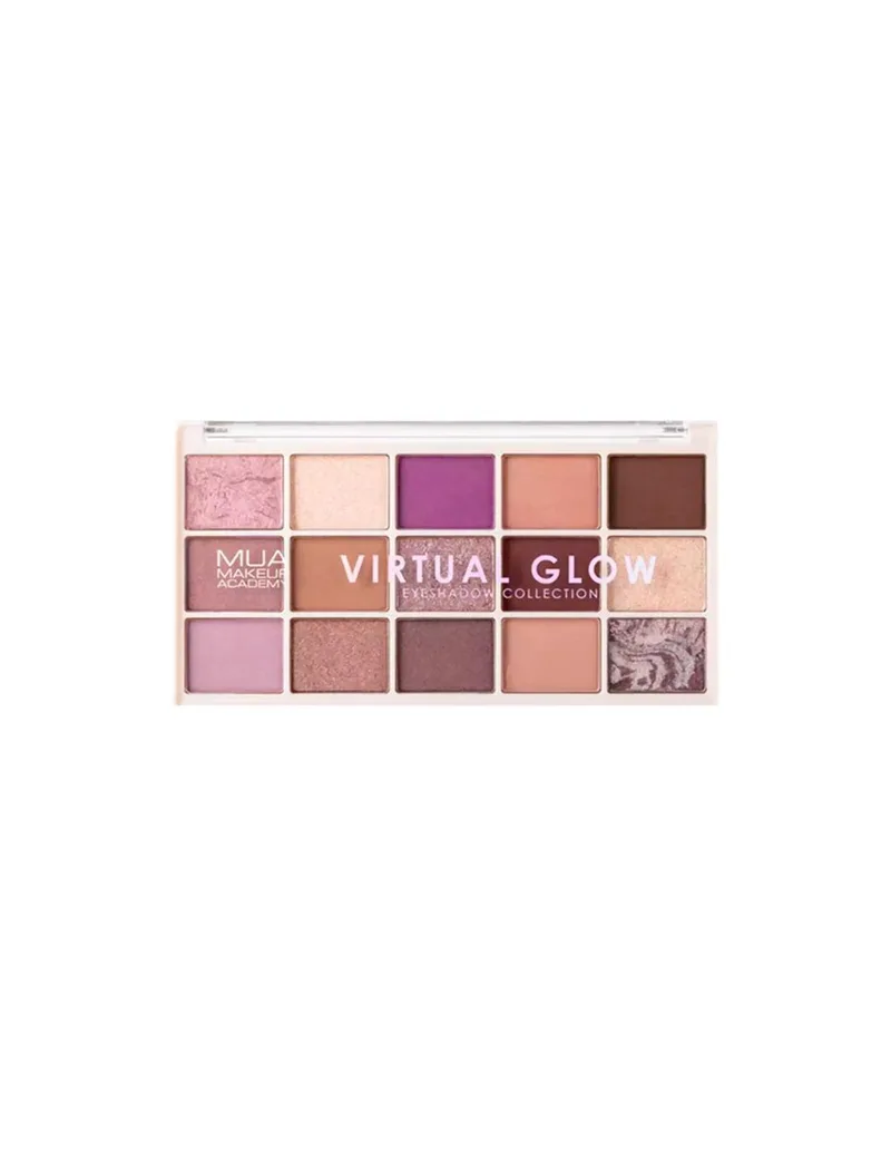 MUA 15 SHADE EYE PALETTE VIRTUAL GLOW