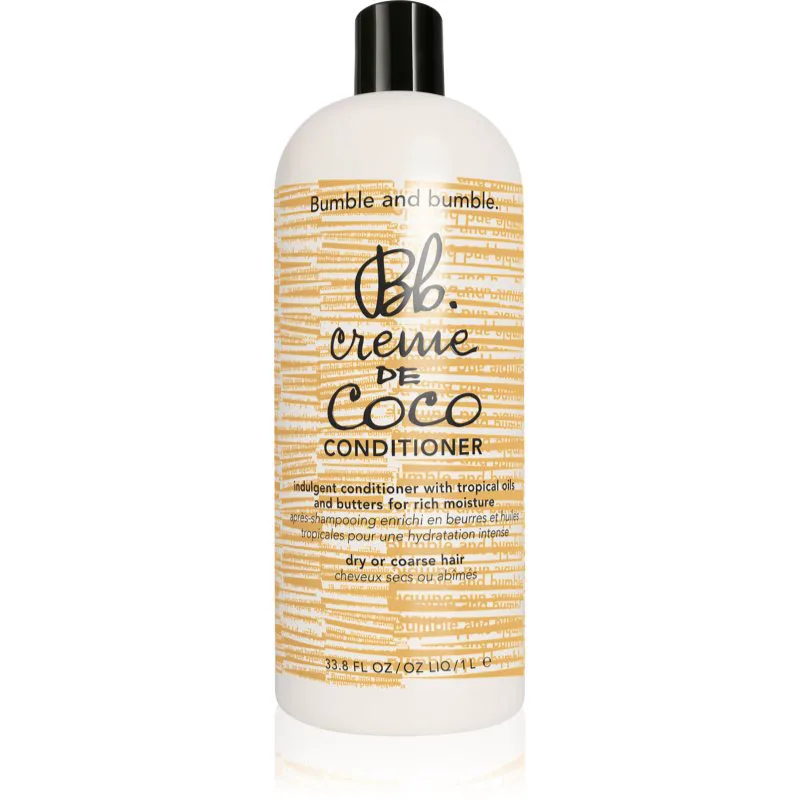 Bumble and bumble Creme De Coco Conditioner κοντίσιονερ εξομάλυνσης για πετάμενα και κρεπαρισμένα μαλλιά 1000 ml