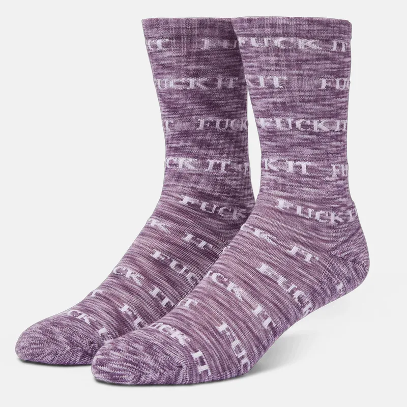 Huf Fuck It Marled Unisex Κάλτσες (9000220971_3149)