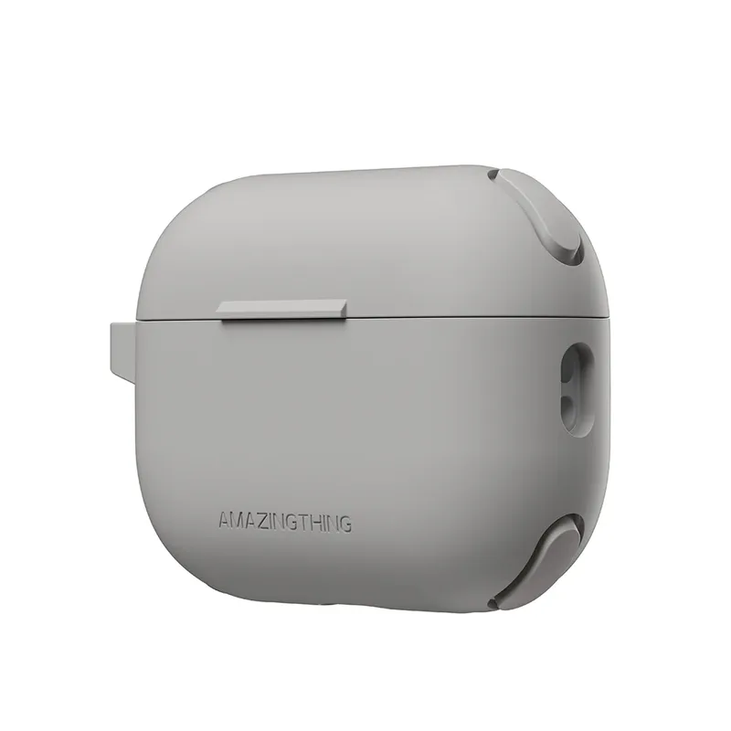 Θήκη AmazingThing Omni GripClip Grey Airpods 4