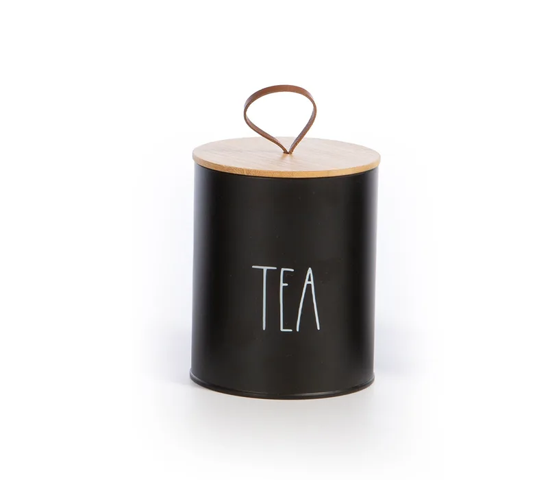 Δοχείο Για Τσάι Nef-Nef Tea Time Black 10.4x10.4x13