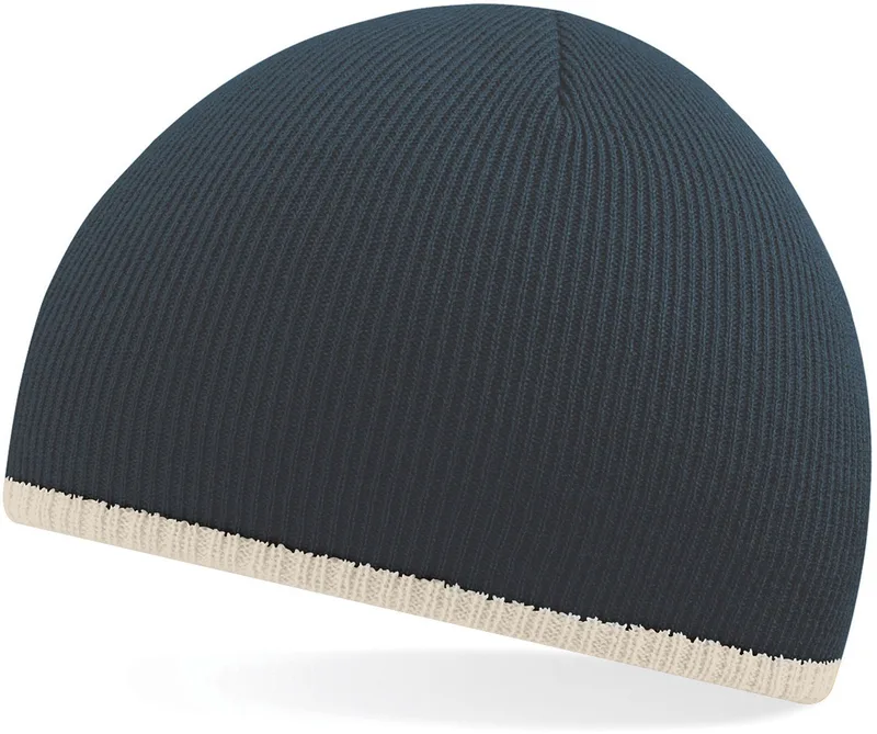 Σκούφος Beanie B44c Beechfield French Navy/Stone