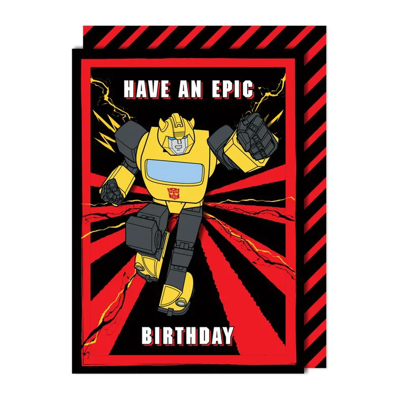 Ευχετήρια Κάρτα Γενεθλίων ''Have an Epic Birthday '' Transformers TR002
