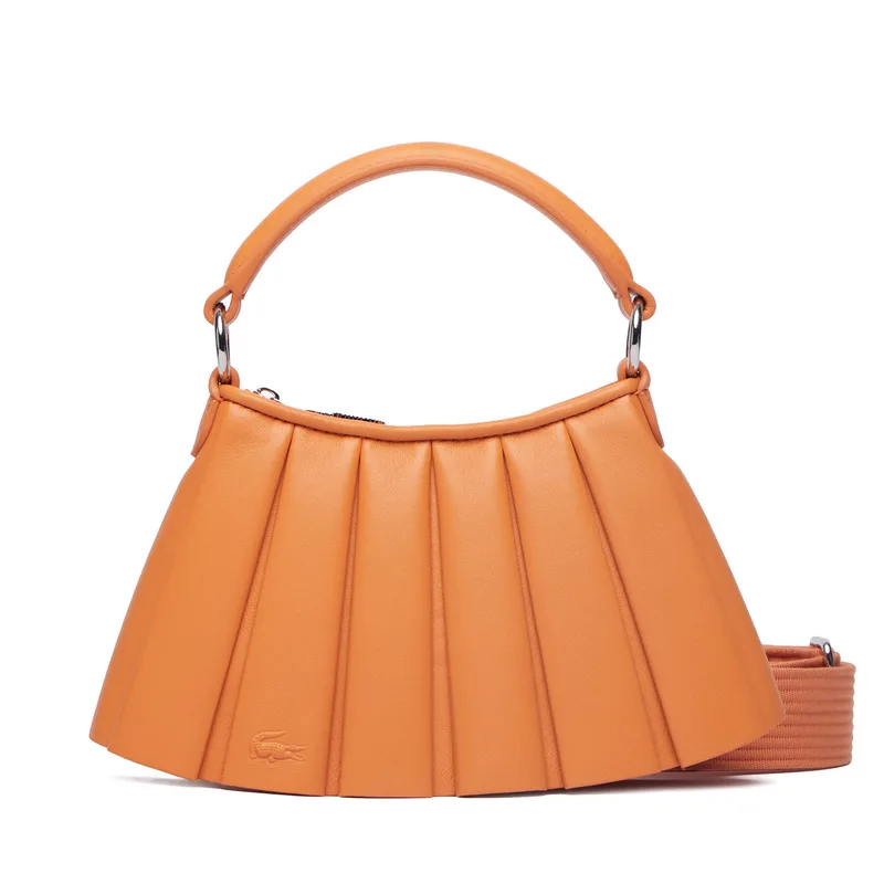 Τσάντα Lacoste NU5219DP Κρεμ