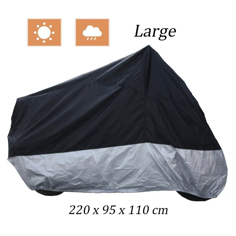 Κουκούλα Μηχανής Αδιάβροχη CD-068 Large Μ220xΠ95xΥ110εκ.