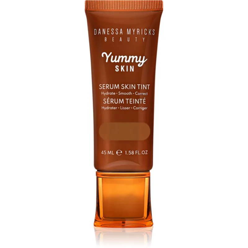 Danessa Myricks Beauty Yummy Skin Serum Skin Tint ενυδατικό μεικ απ με λειαντική επίδραση απόχρωση 13 - Dark Skin with Warm Golden Undertones 45 ml