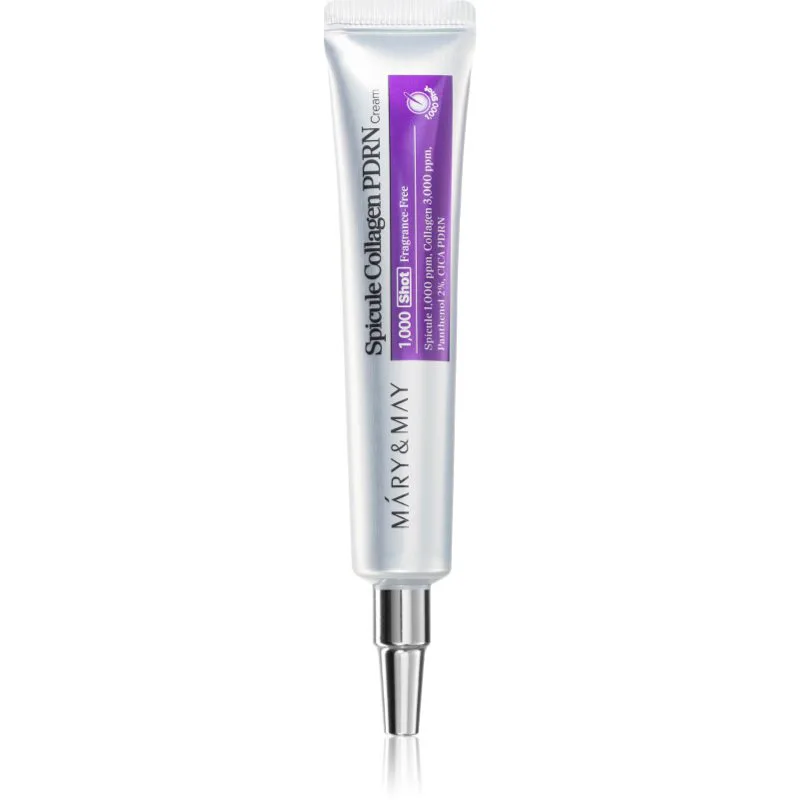 Mary&May Spicule Collagen PDRN Cream μαλακτική και θρεπτική κρέμα για την ανάπλαση δερματικού φραγμού 15 γρ