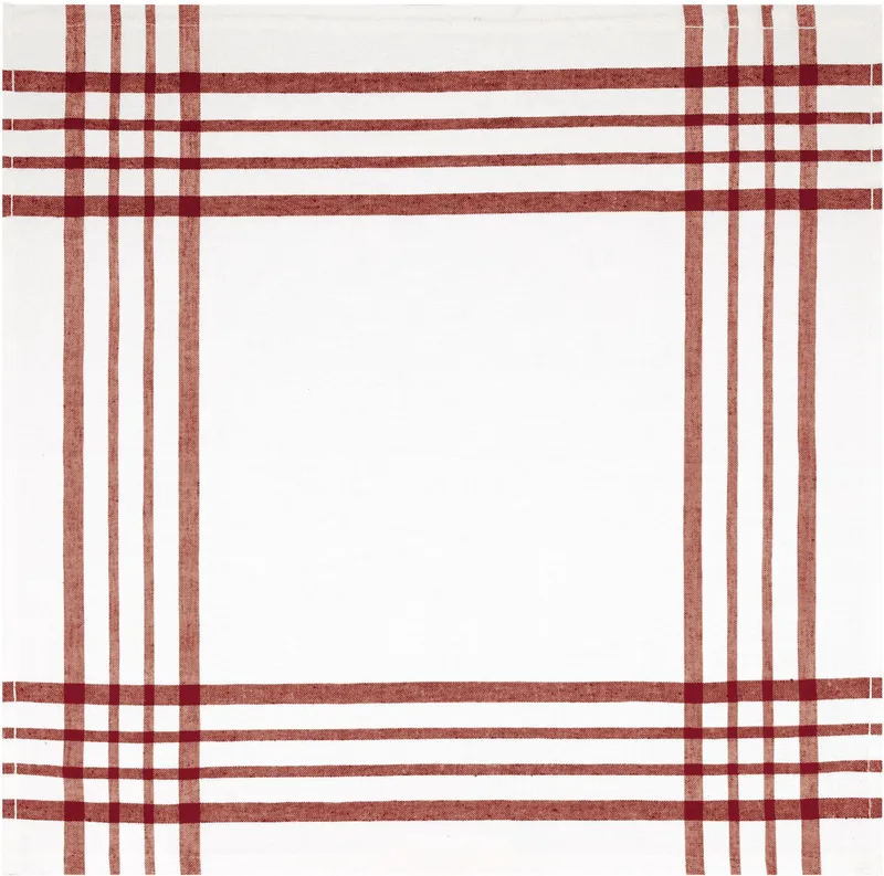 Πετσέτα κουζίνας TARTAR Valento PLVATARBR White-Lotto Red