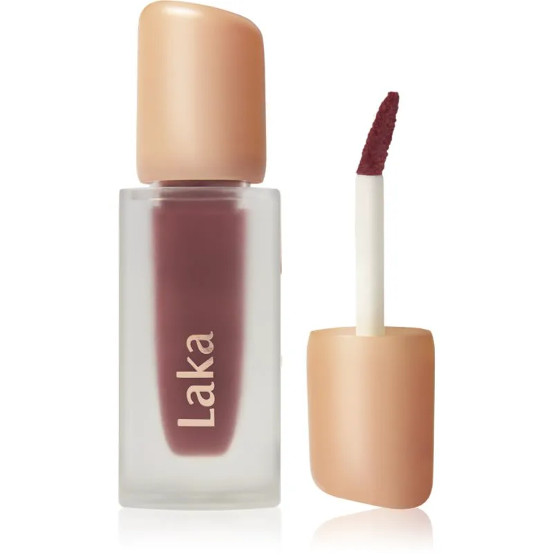 Laka Fruity Glam Tint λιπ γκλος μακράς διαρκείας με ενυδατικό αποτέλεσμα απόχρωση 121 Ash Nut 4.5 γρ