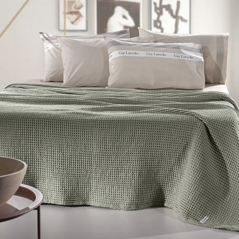 Κουβέρτα Πικέ Υπέρδιπλη 230X240 Guy Laroche Eternity Olive (230x240)