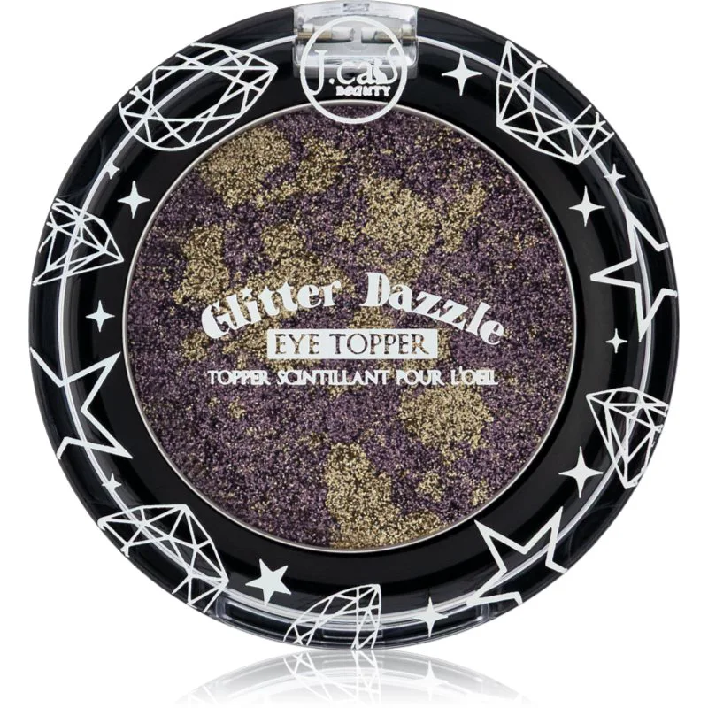 J.Cat Beauty Glitter Dazzle αστραφτερές σκιές ματιών απόχρωση 103 Purple Rain 1.2 γρ