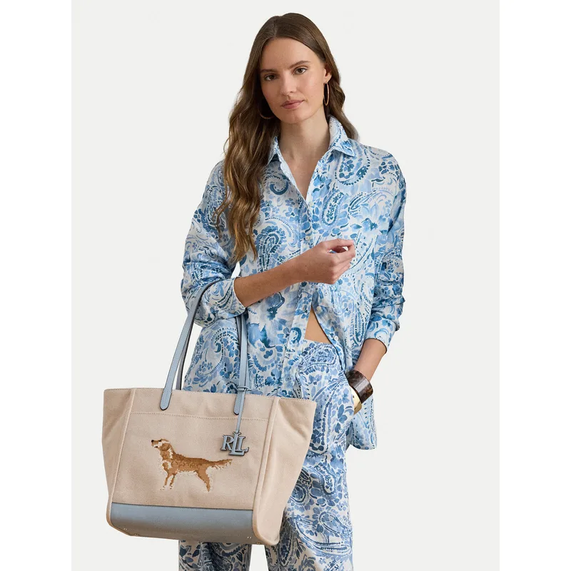 Τσάντα LAUREN RALPH LAUREN 431P13256002 Μπεζ